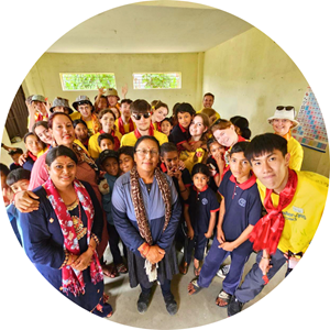 Australian university students working towards sustainable development goal 4: quality education, while volunteering abroad in Nepal
