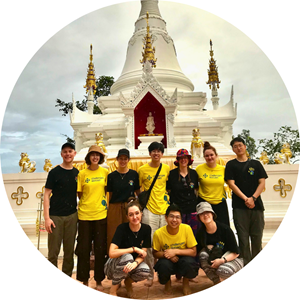 Australian university students, studying optometry and audiology, volunteer abroad in Northern Thailand