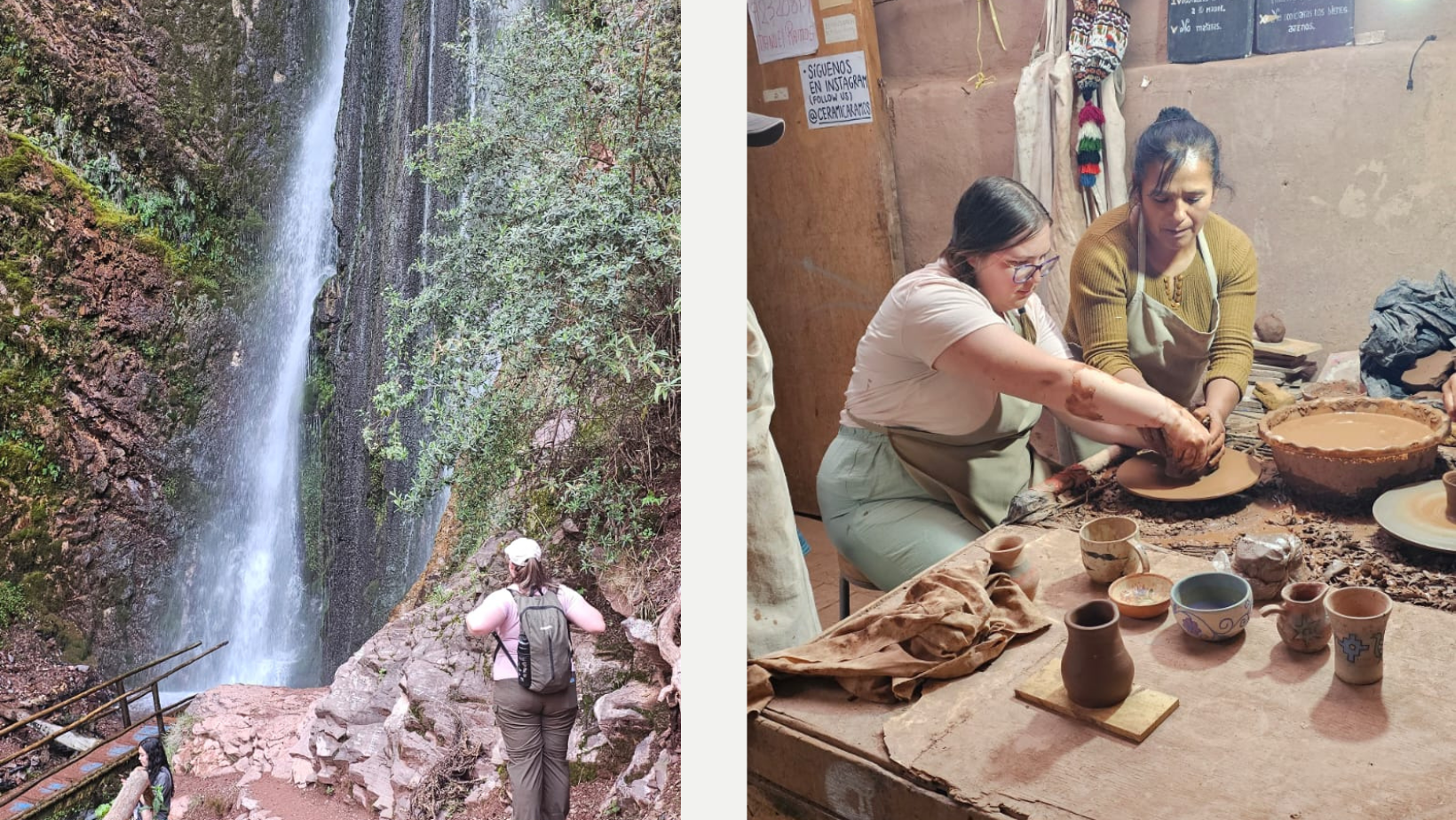 Australian university student participates in cultural immersion activities in Peru